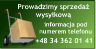 Prowadzimy sprzeda� wysy�kow�